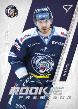 Petr Gajda Liberec Tipsport ELH 2023/24 SportZoo 1. serie Rookie Premiere /99 #RP-03